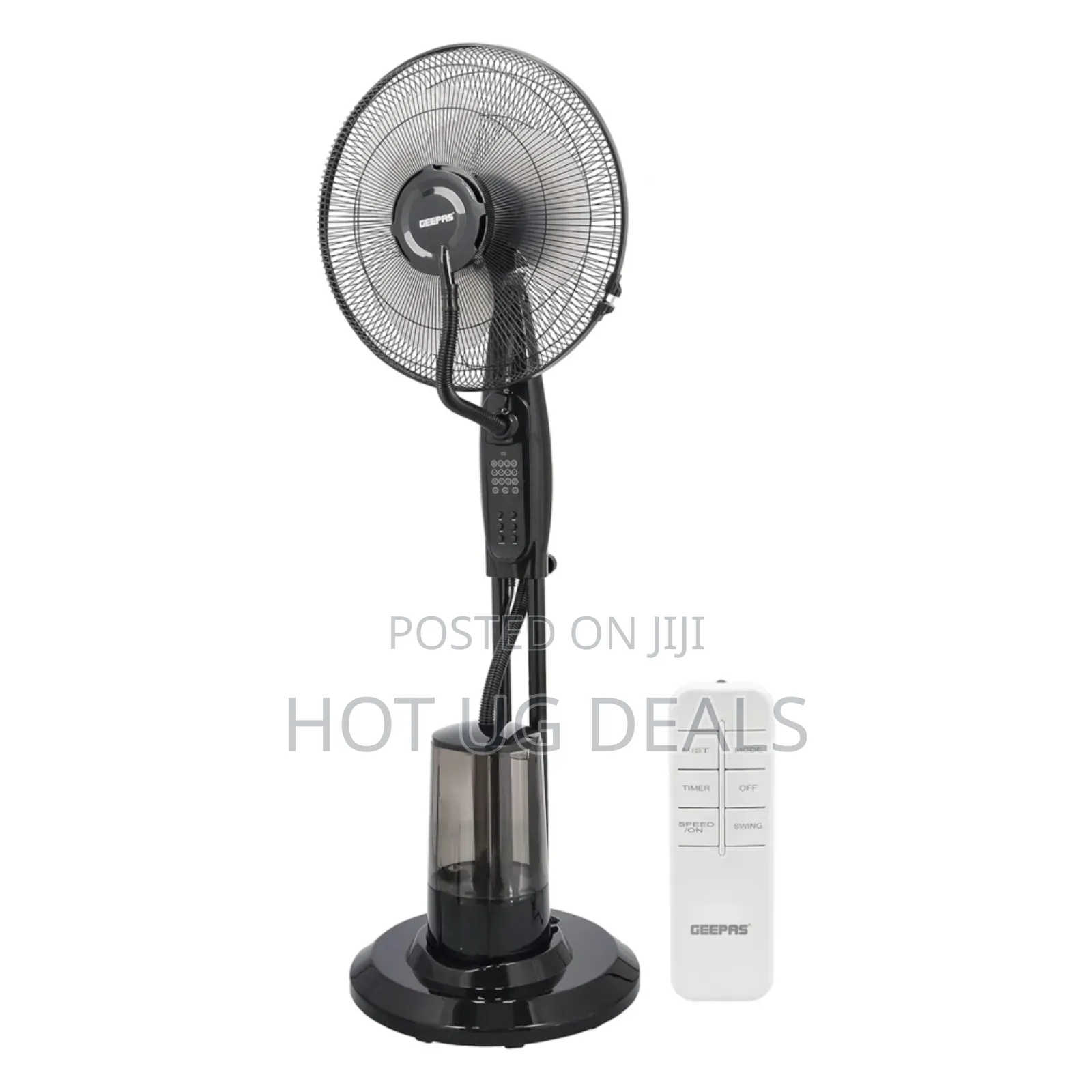 Geepas 16′′ Mist Fan With Remote Control