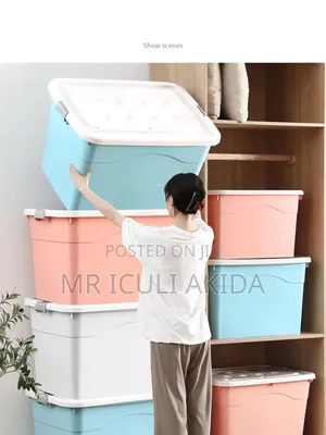 Big Size Heavy-Duty Plastic Storage Box
