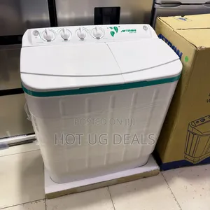 11kg Aftron Al-futtaim Twin-tub Electric Washing Machine.