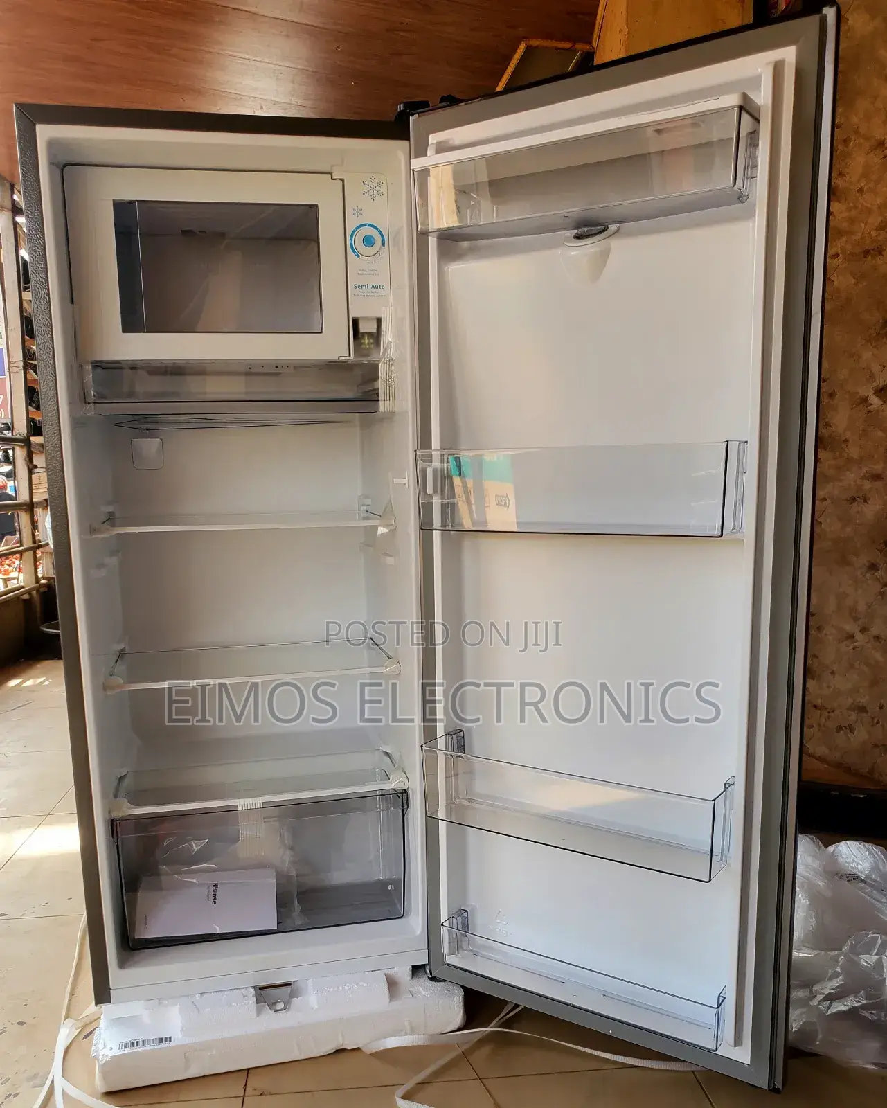 Hisense Silver Colour 229l Fridge With Despenser