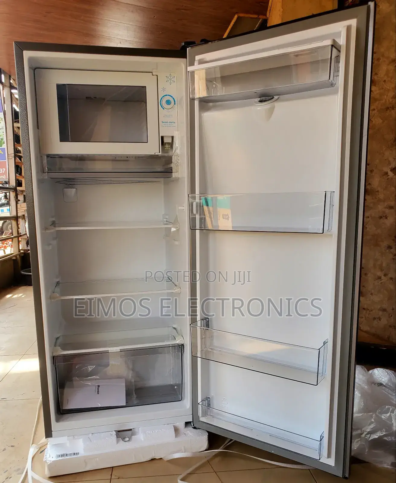Hisense Silver Colour 229l Fridge With Despenser