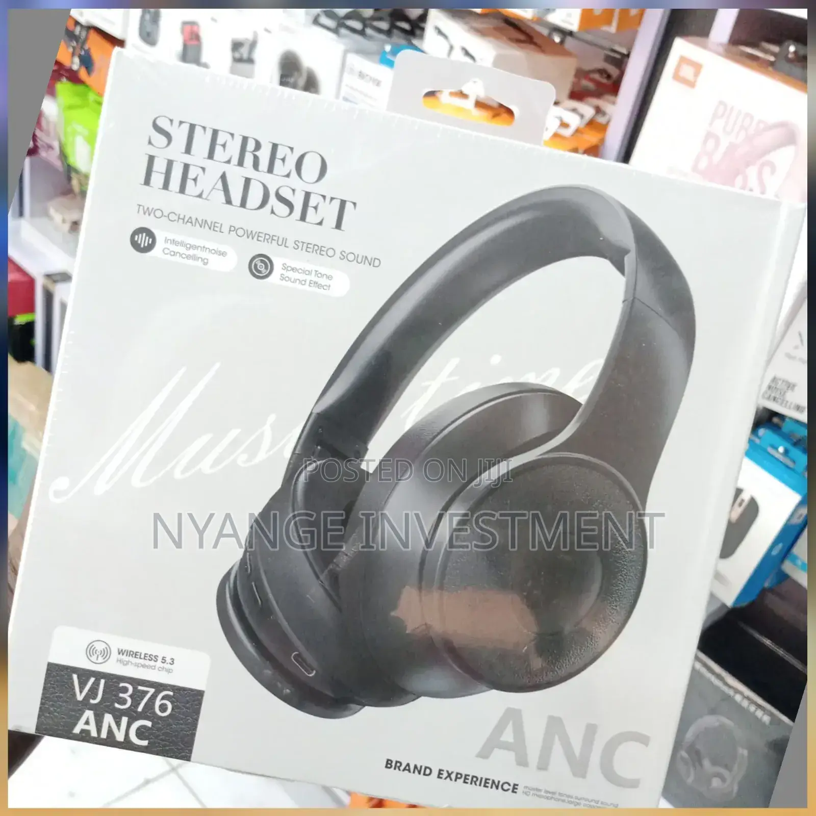 Anc Wireless Headphones. Vj376anc