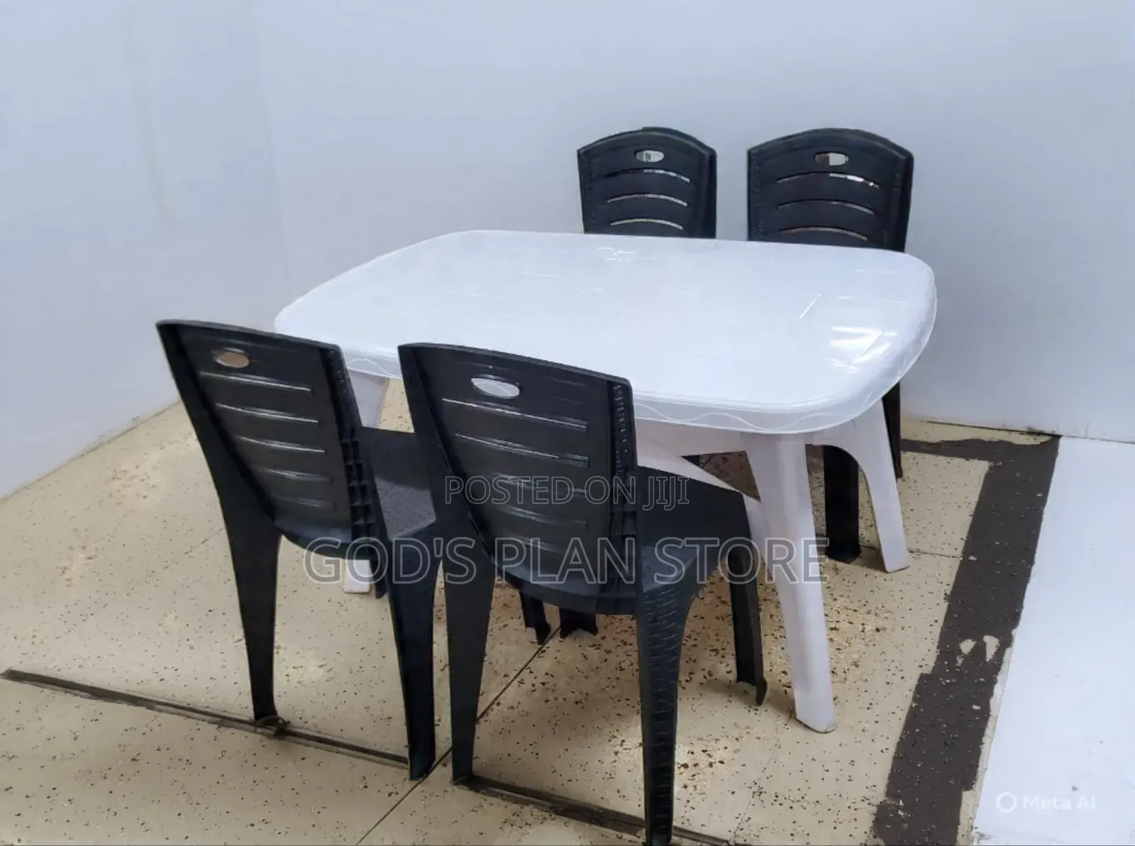 Patio Dining Plastic Table and Chairs Plastic Table and Chairs