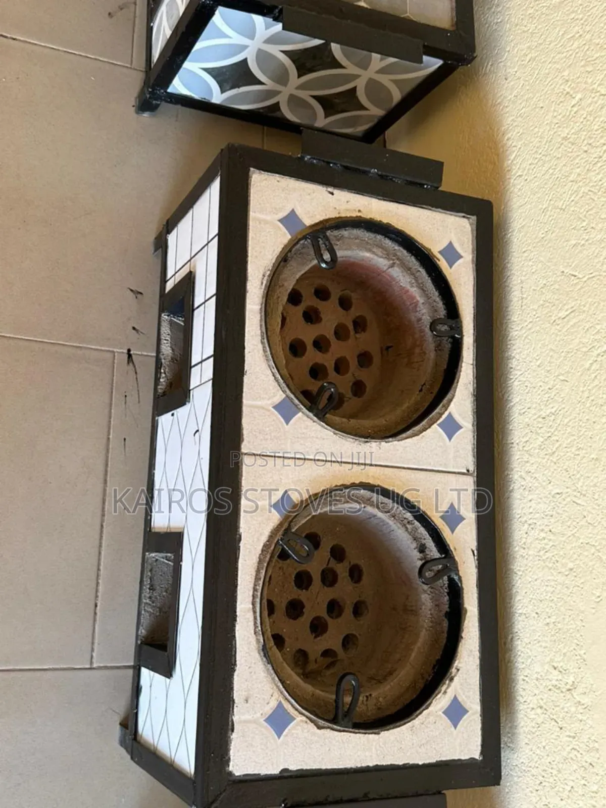 Modern Moveable Two Burner Charcoal Stove