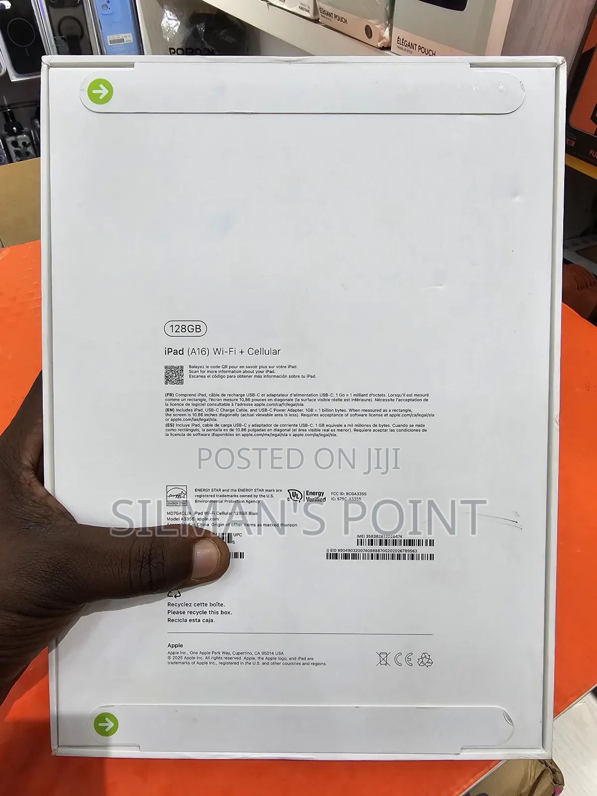 New Apple iPad (2025) 128 GB Blue