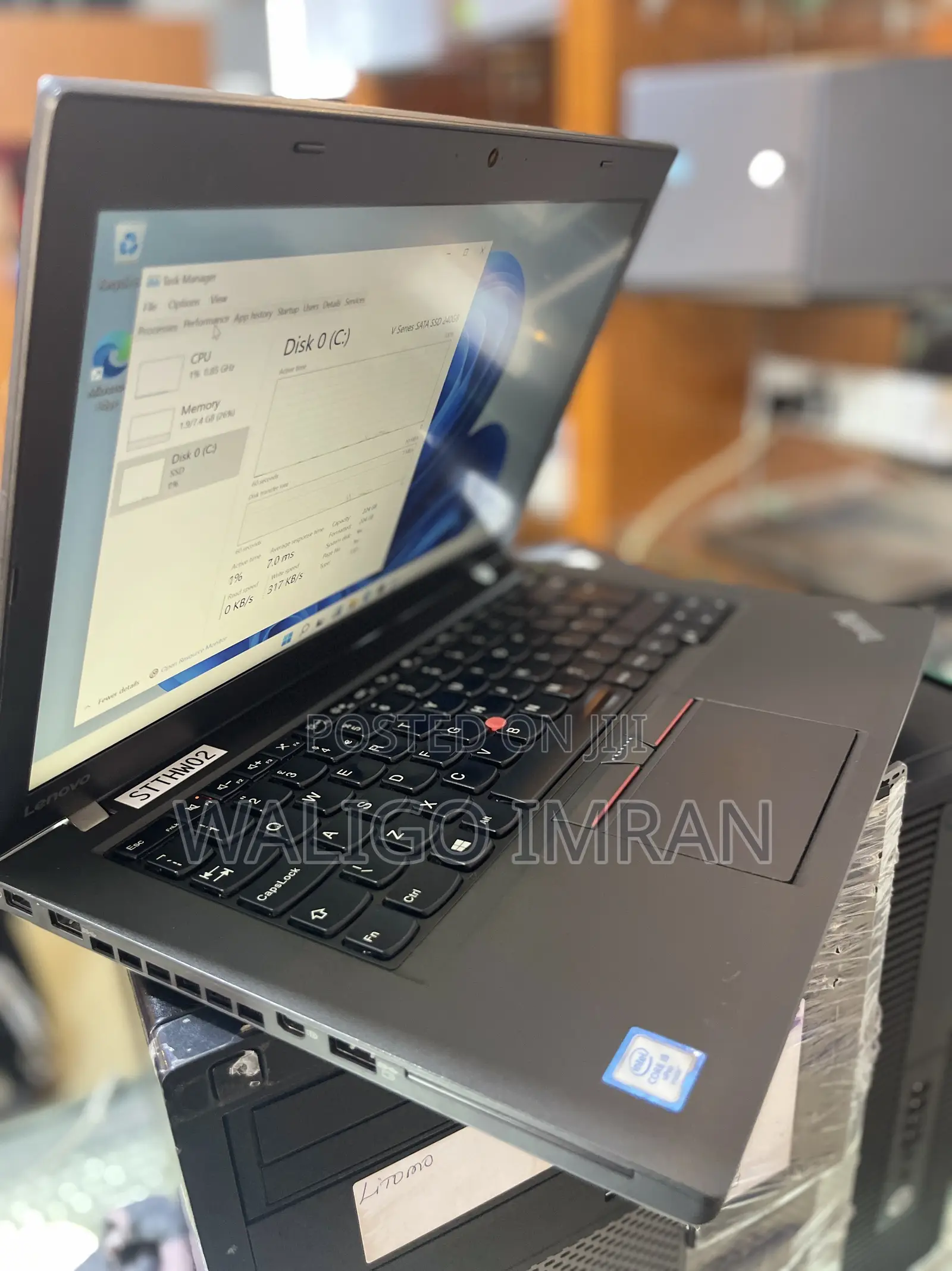 Laptop Lenovo ThinkPad T460s 8GB Intel Core I5 SSD 256GB