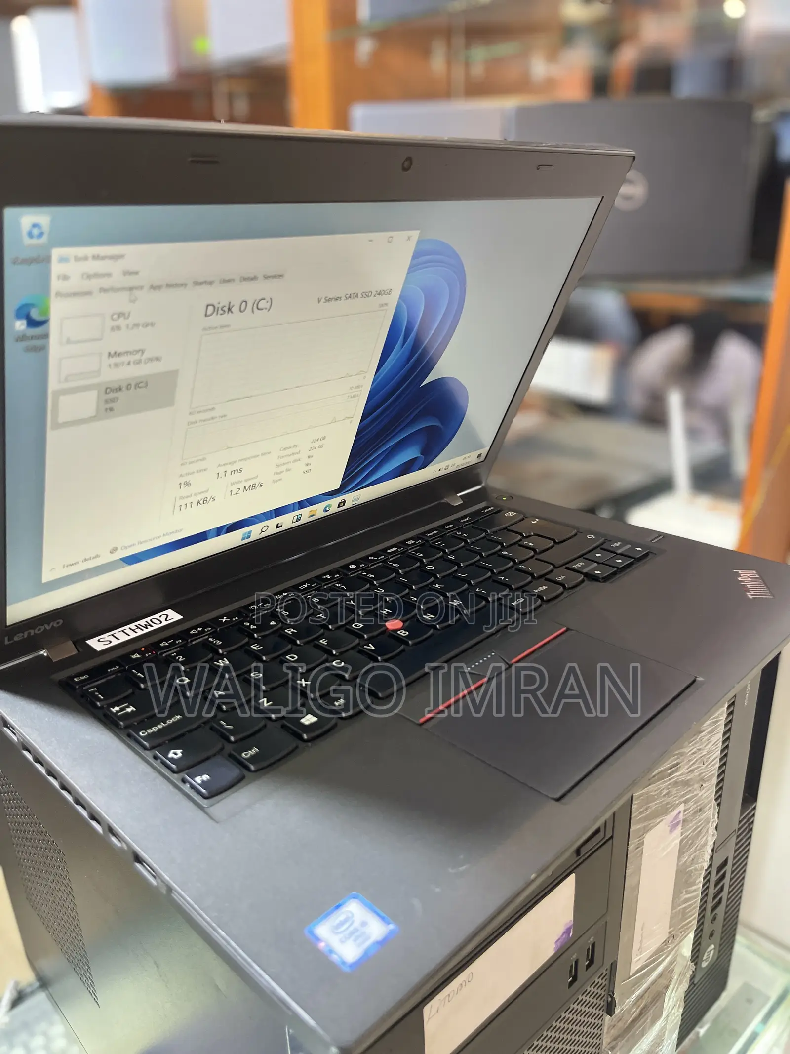 Laptop Lenovo ThinkPad T460s 8GB Intel Core I5 SSD 256GB