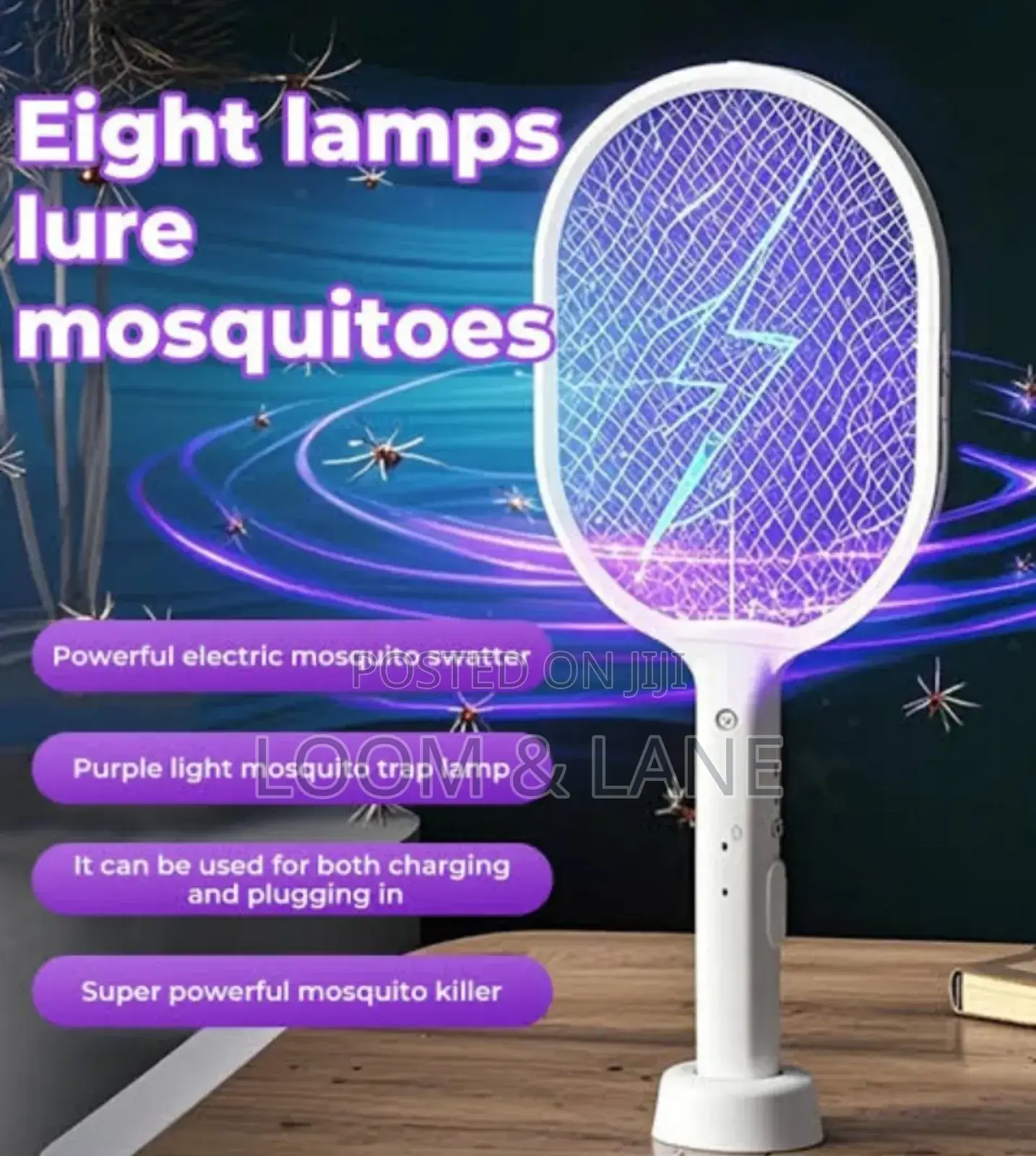 Uv Mosquito Killer Bat With Stand