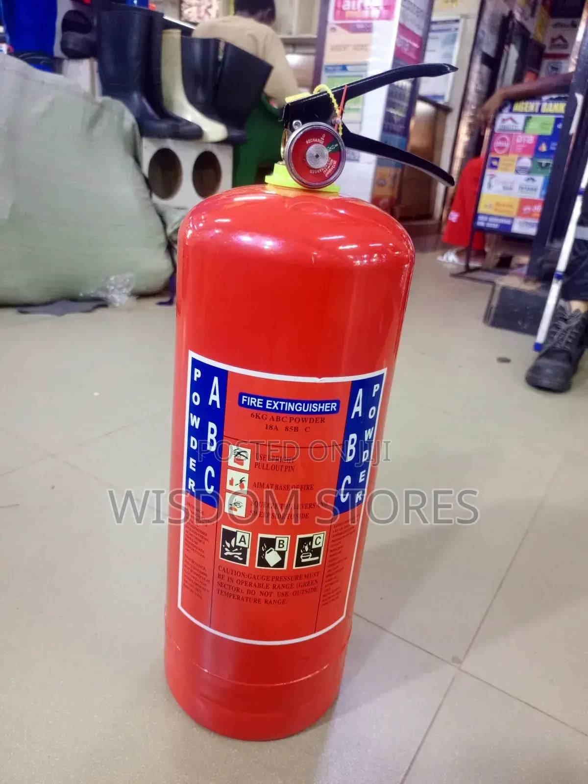 6kg Powder Fire Extinguisher.