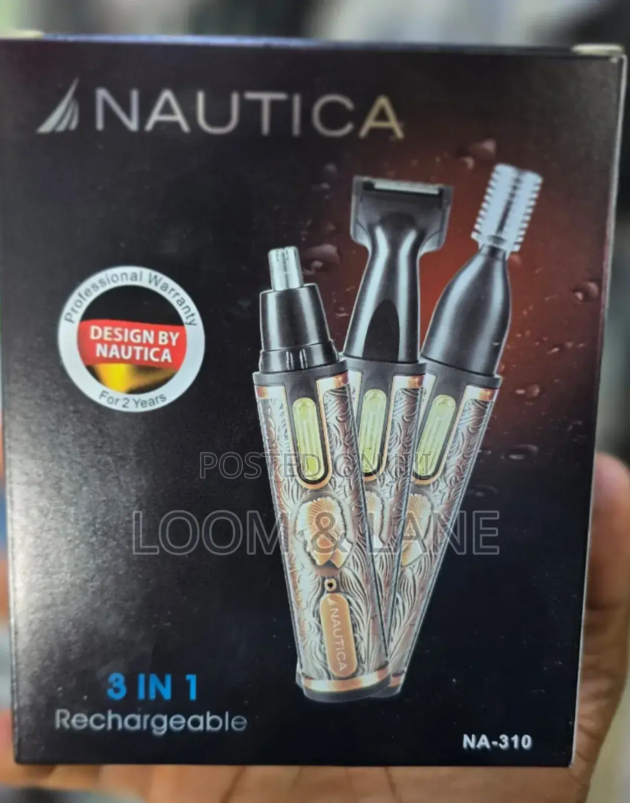 Nautica 3-in-1 Rechargeable Professional Hair Trimmer