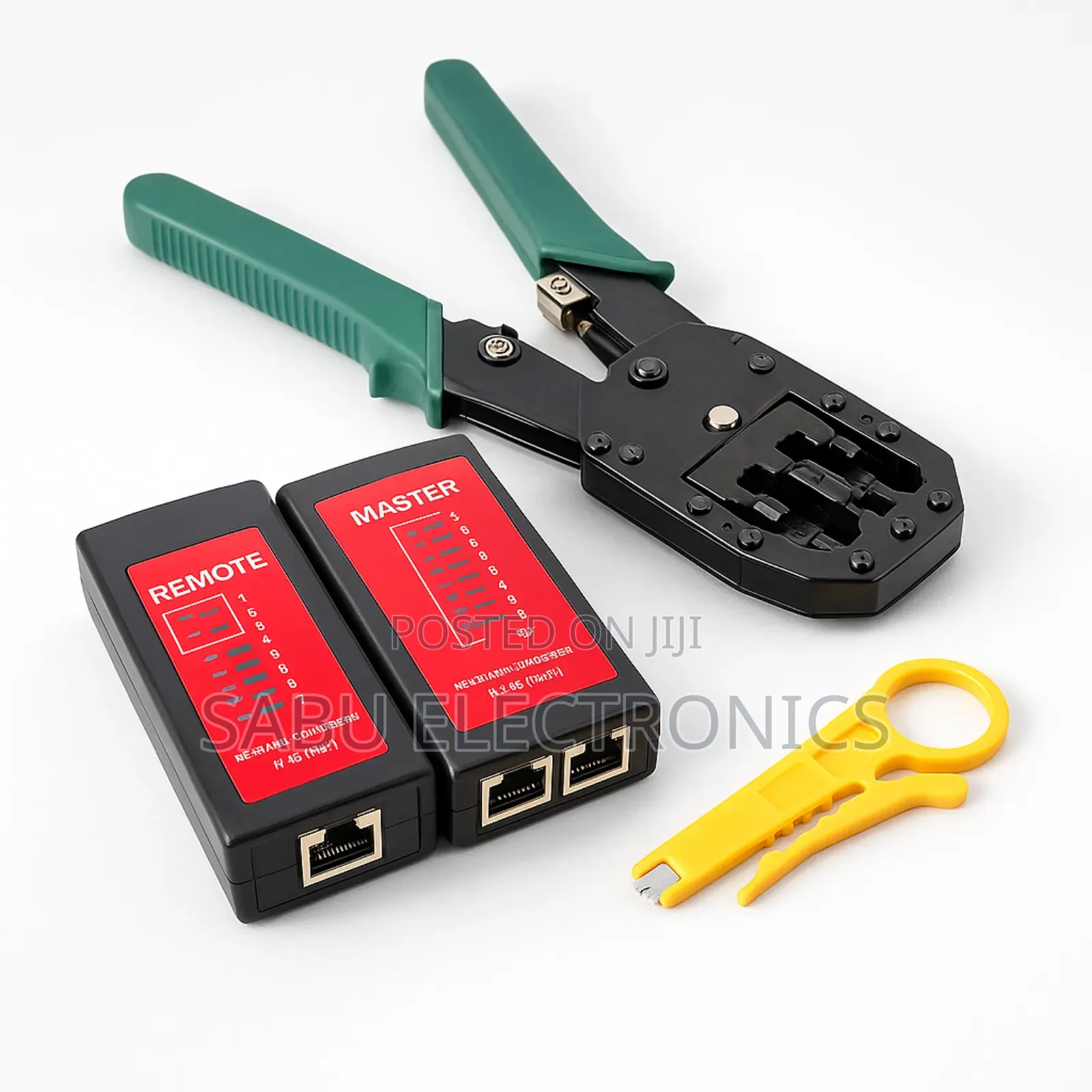 3in1 Network Crimping Tool Set -Rj45 Crimper + Cable Tester + Stripper