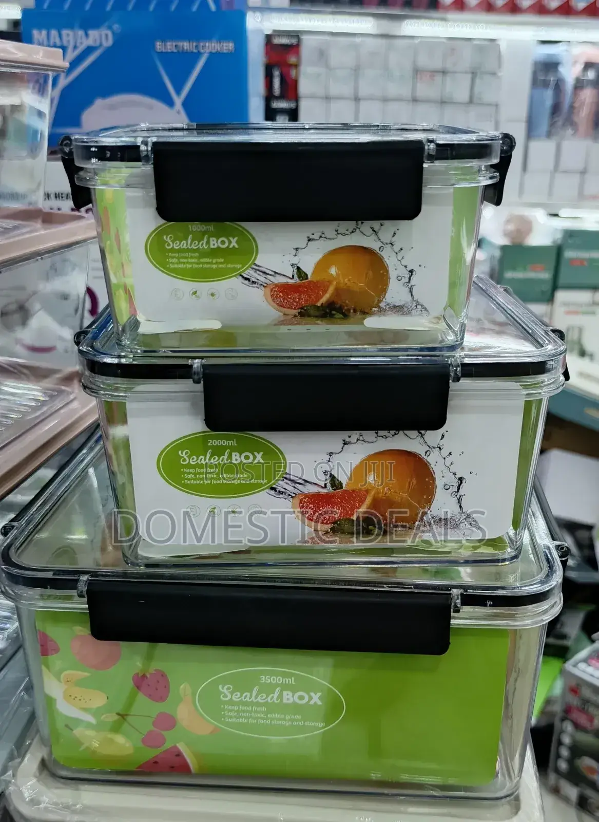 Set of 3 Food Storage Containers