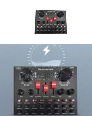 Microphone Bm800 Condenser Microphone With V8s Live Sound Card