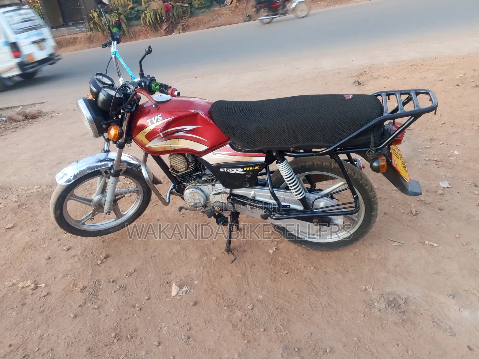 TVS XL 100 2019 Red