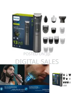 Philips All-in- Trimmer Mg7920/15, 13-in-1 Face, Hair Body Grooming