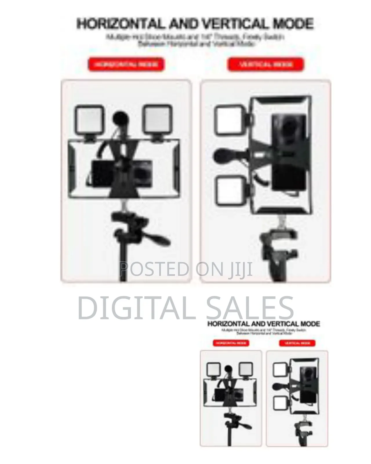 Video Making Kit With 2 Lights, Video Rig Phone Stabilizer Handheld