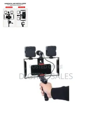 Video Making Kit With 2 Lights, Video Rig Phone Stabilizer Handheld