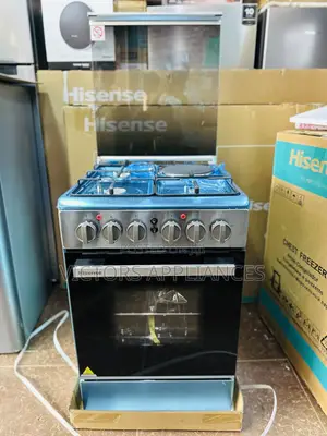 Hisense Cooker 3+1 50x50cm Inox Stainless Steel Body With Euro Pool