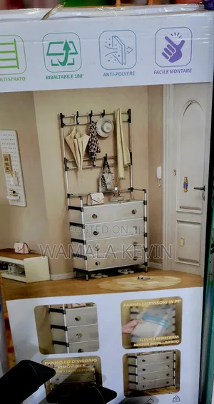 Multi-Functional Coat and Shoe Rack