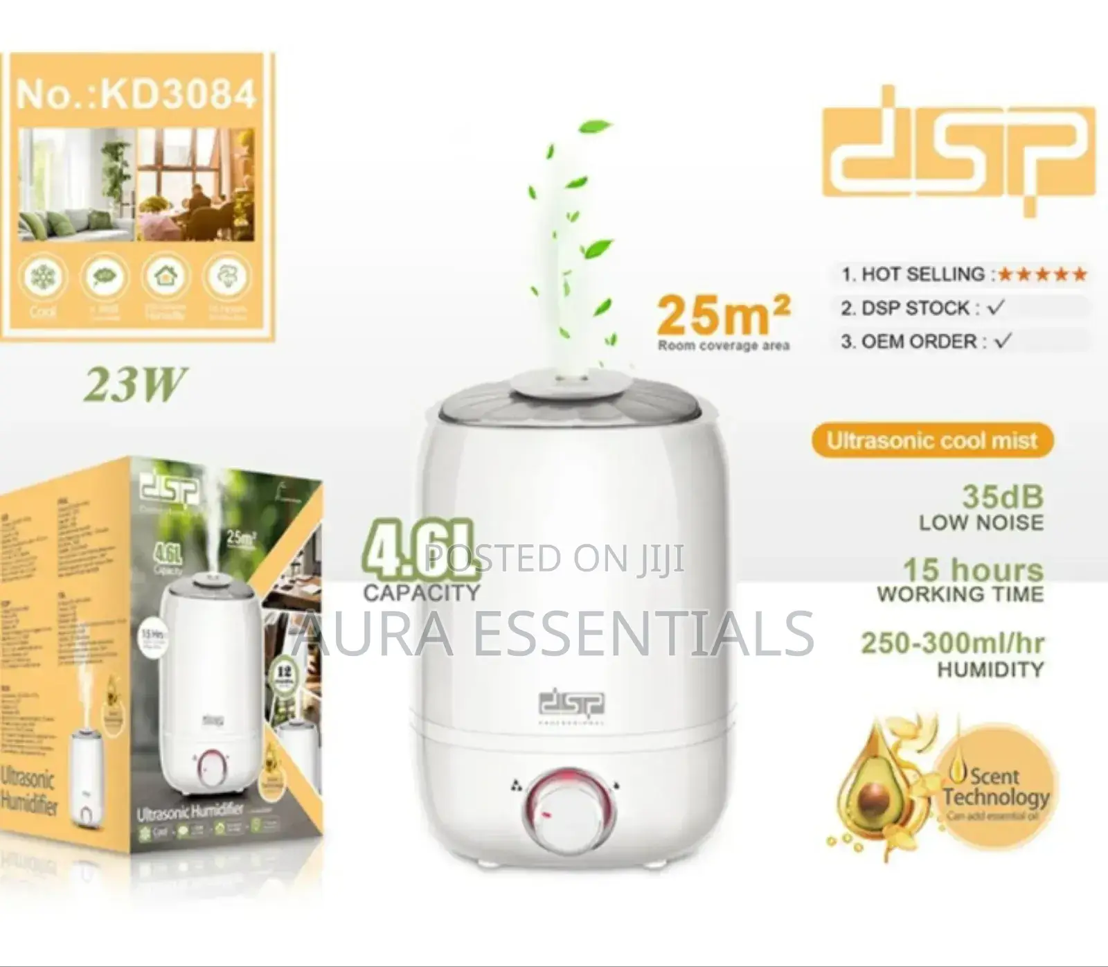 DSP Ultra Sonic Humidifier 23w