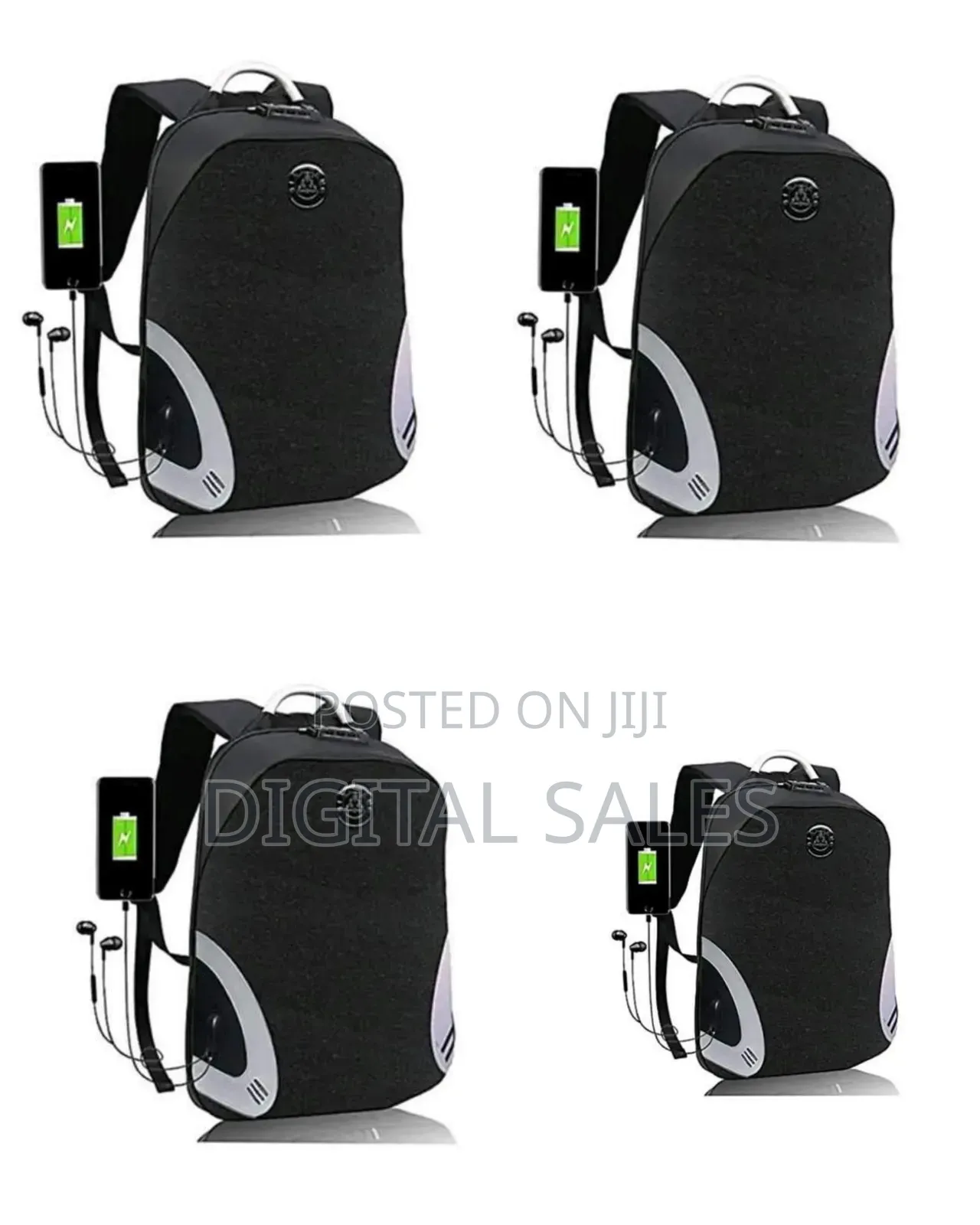 Laptop Bag With Double Zipper