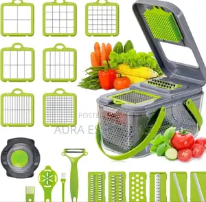 22-Piece Multi-Function Veggie Fruit Chopper