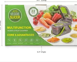 22-Piece Multi-Function Veggie Fruit Chopper