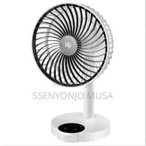 Dp Led Rechargeable Table Fan Dp-7626 – 4000mah Battery, Led Night .