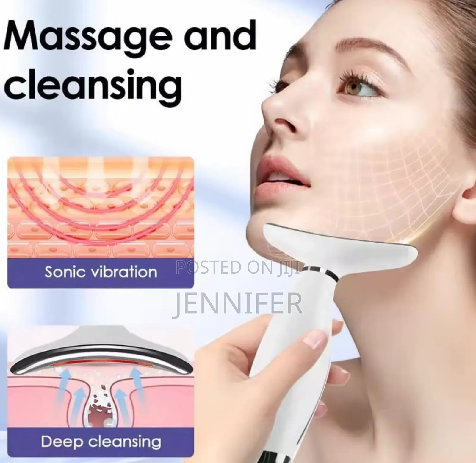 Neck and Face Lifting Skin Massager