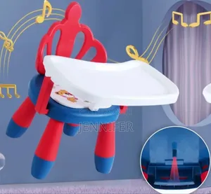 Portable, Low Baby Feeding Chair With A Detachable Tray