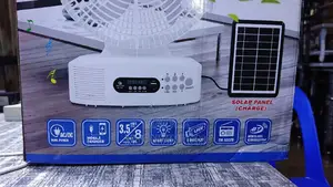 Rechargeable Fan, Bluetoothspeaker, Lamp With Solarpanel