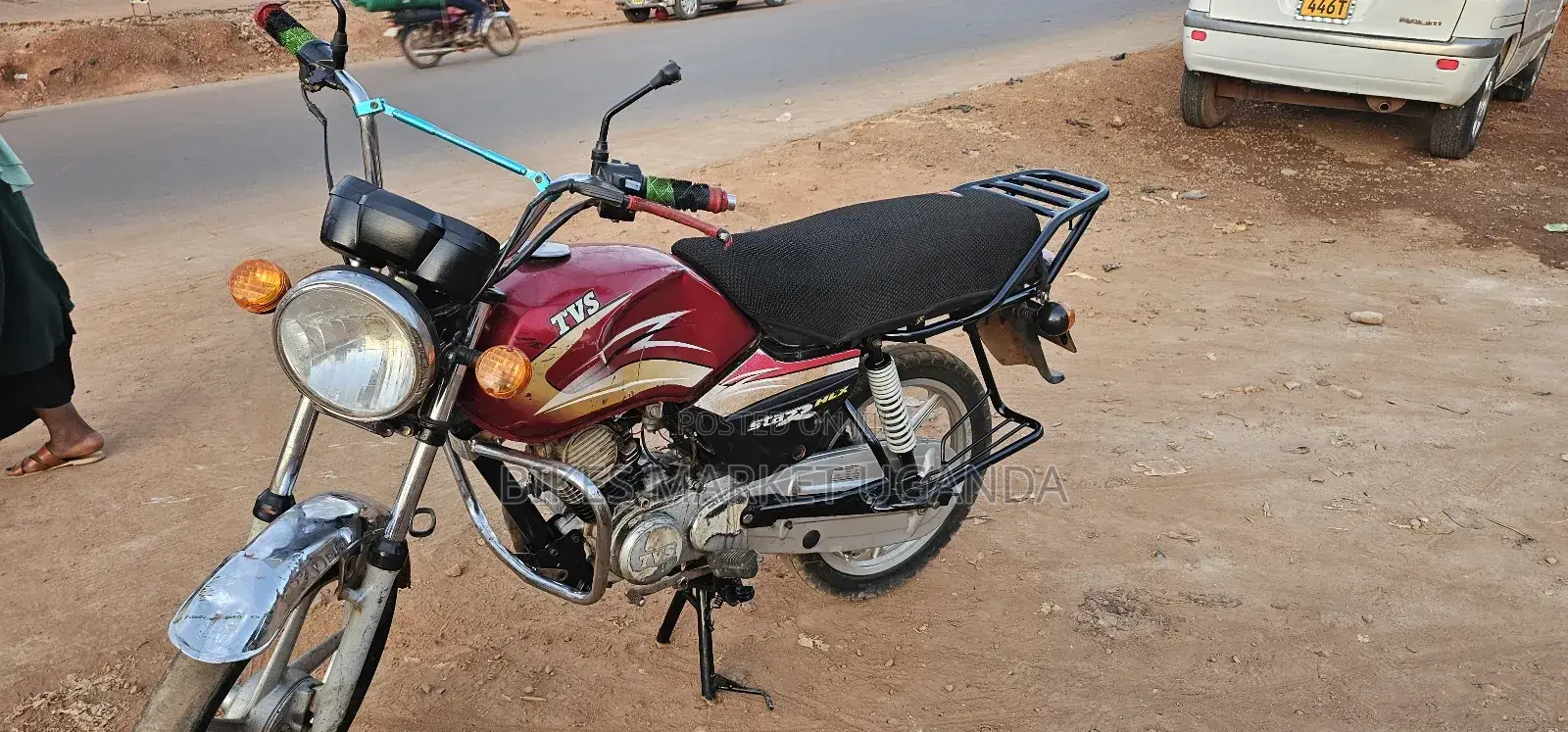TVS XL 100 2018 Red
