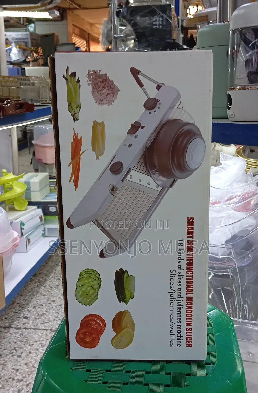 Smart Multifunctional Slicer – 18-in-1 Adjustable Vegetable Cutter