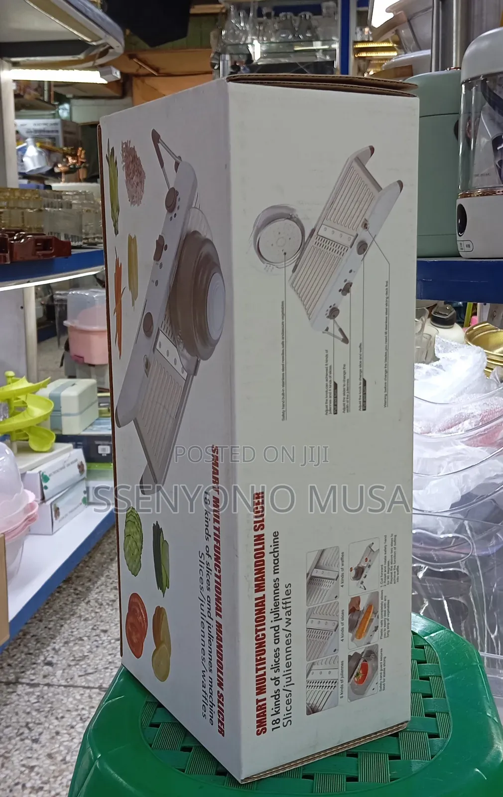 Smart Multifunctional Slicer – 18-in-1 Adjustable Vegetable Cutter