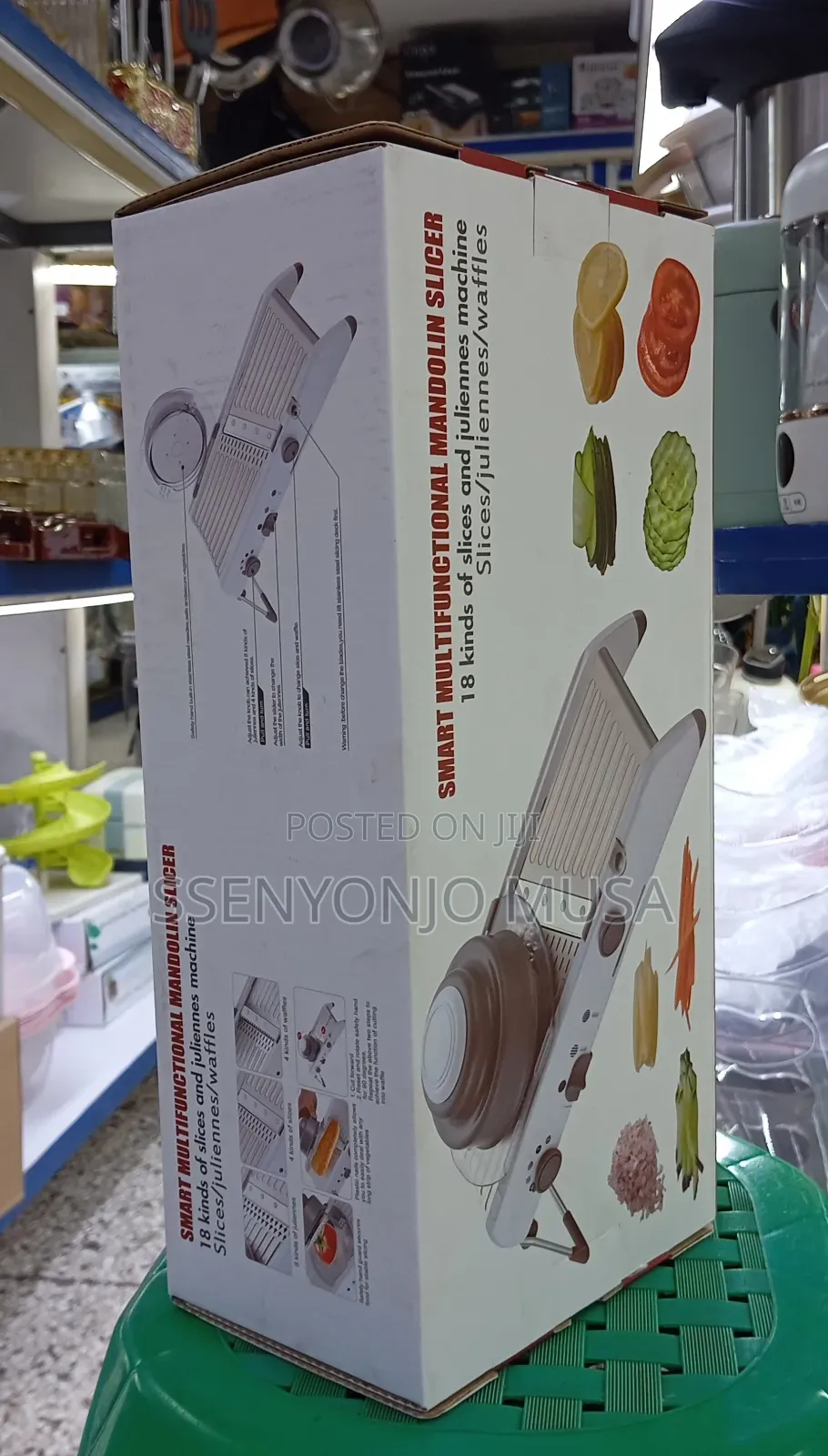 Smart Multifunctional Slicer – 18-in-1 Adjustable Vegetable Cutter