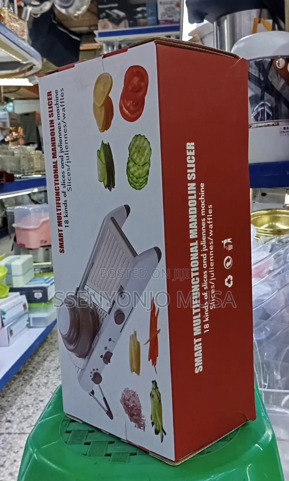 Smart Multifunctional Slicer – 18-in-1 Adjustable Vegetable Cutter