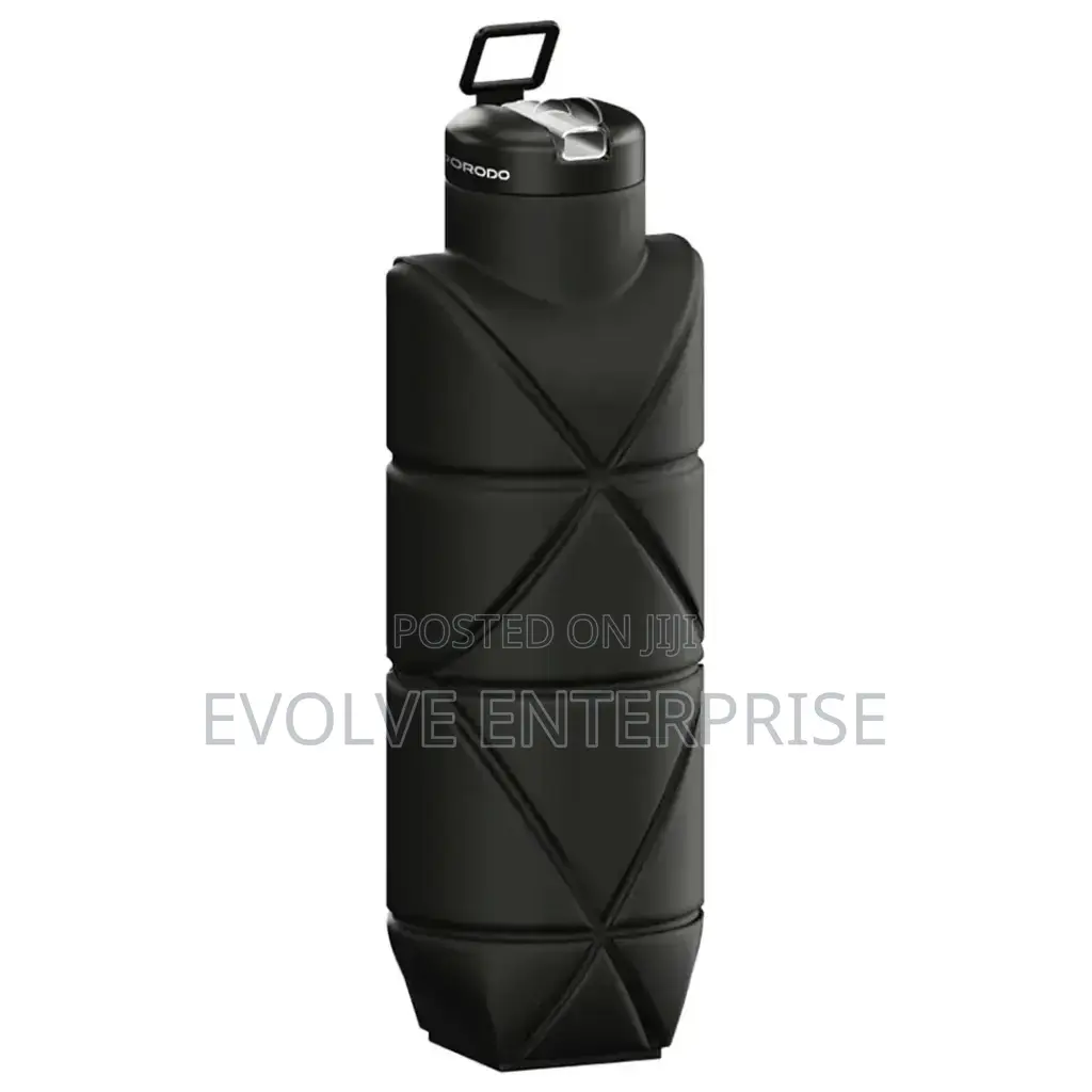 Porodo Lifestyle Fold-Flat Leakproof Silicone Bottle