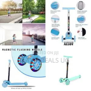 Height Adjustable Foldable Super 3 Wheel Scooter for Kids