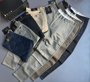 Cozy Cotton Chino Trousers. Kaki Pants.7pcs