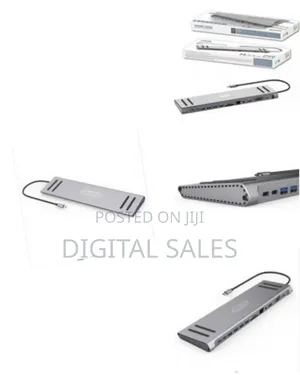 Go-Des 14in1 Usb C Typec Hub Docking Station Dual Hdr, Vga,