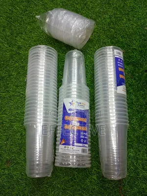 25pcs of Plastics 300 Ml Disposable Cups.