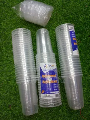 25pcs of Plastics 300 Ml Disposable Cups.
