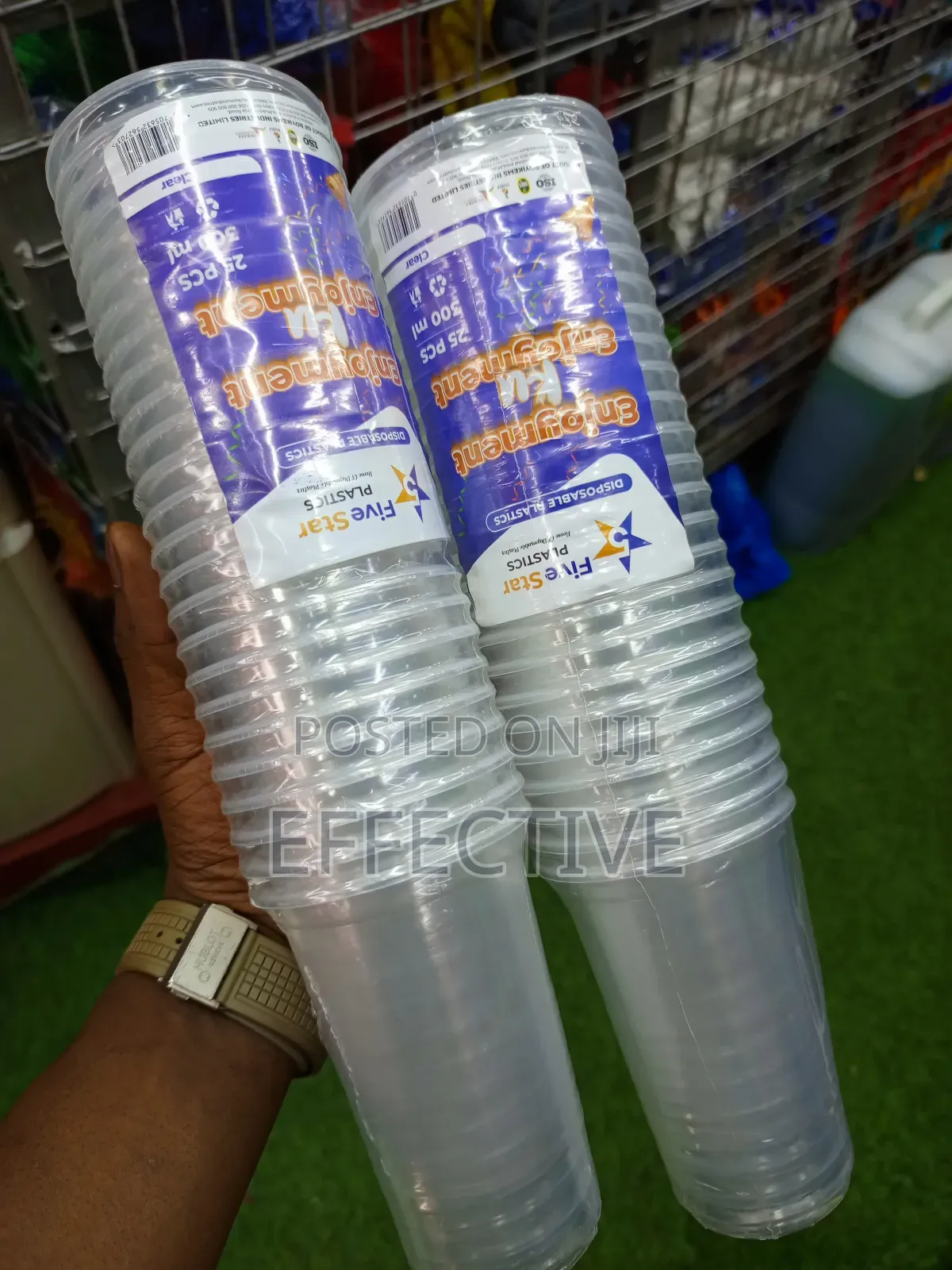 25pcs of Plastics 300 Ml Disposable Cups.