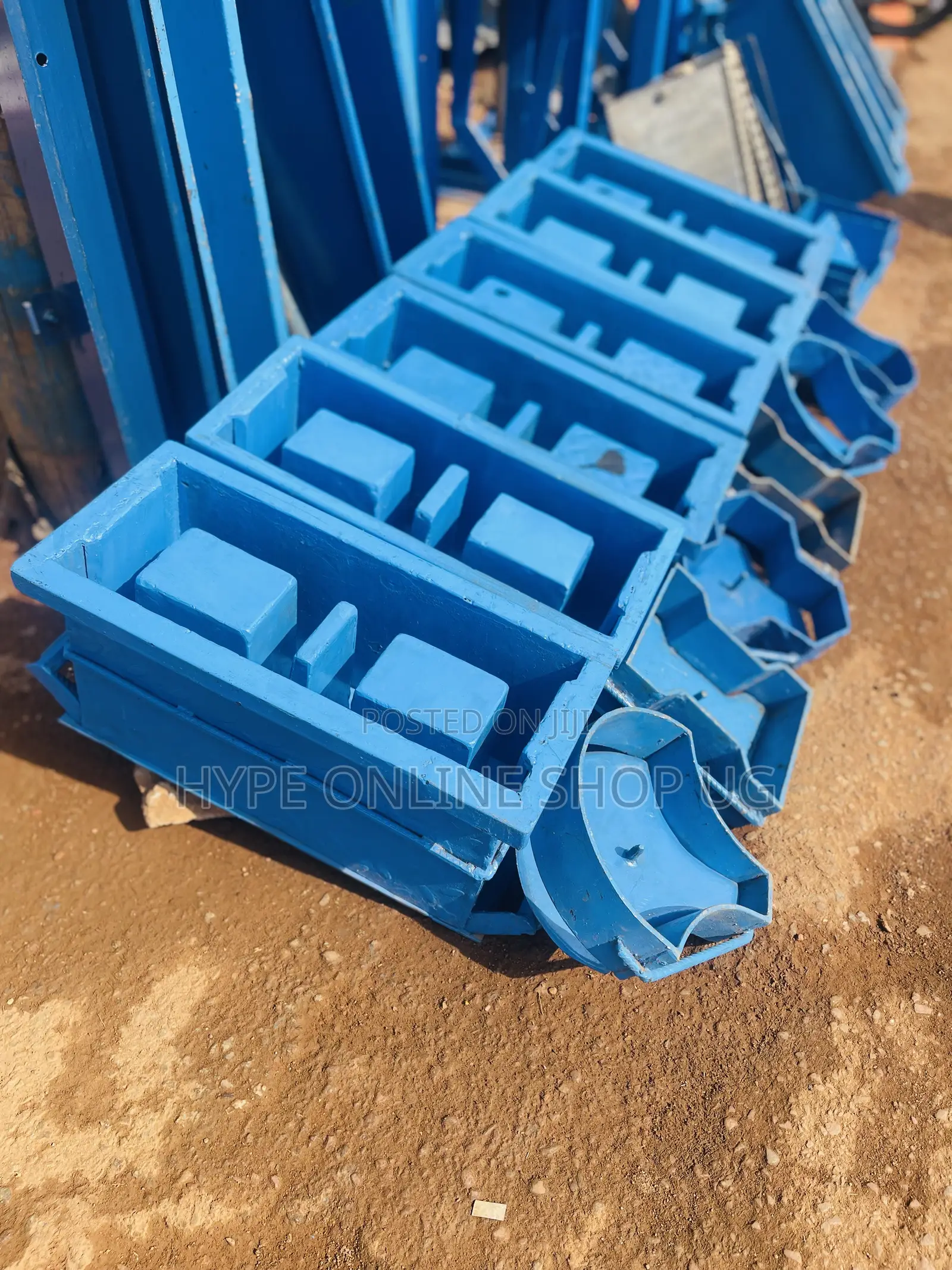 Tan Metals Concrete Block Molds