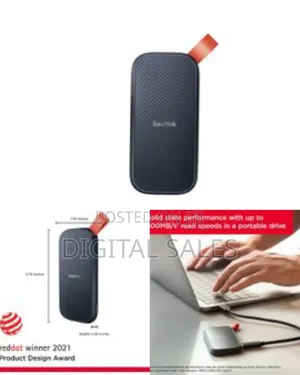 Sandisk 2tb Portable SSD - Up to 800mb/S, Usb-C, Usb 3.2 Gen 2
