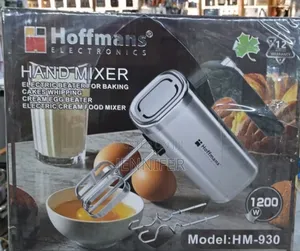 1200w Heavy-Duty Hoffmans Hm-930 Hand Mixer.