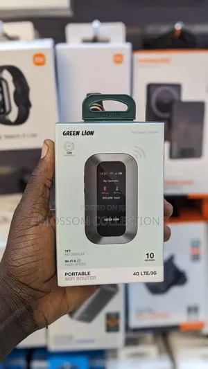 Green Lion Wireless Wifi Mini Router, 4g/Lte, 3000 Mah, TFT Hd Display