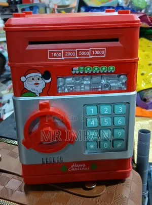 Creative Kids' Atm Piggy Bank With Auto Money Roll and Password Lock
