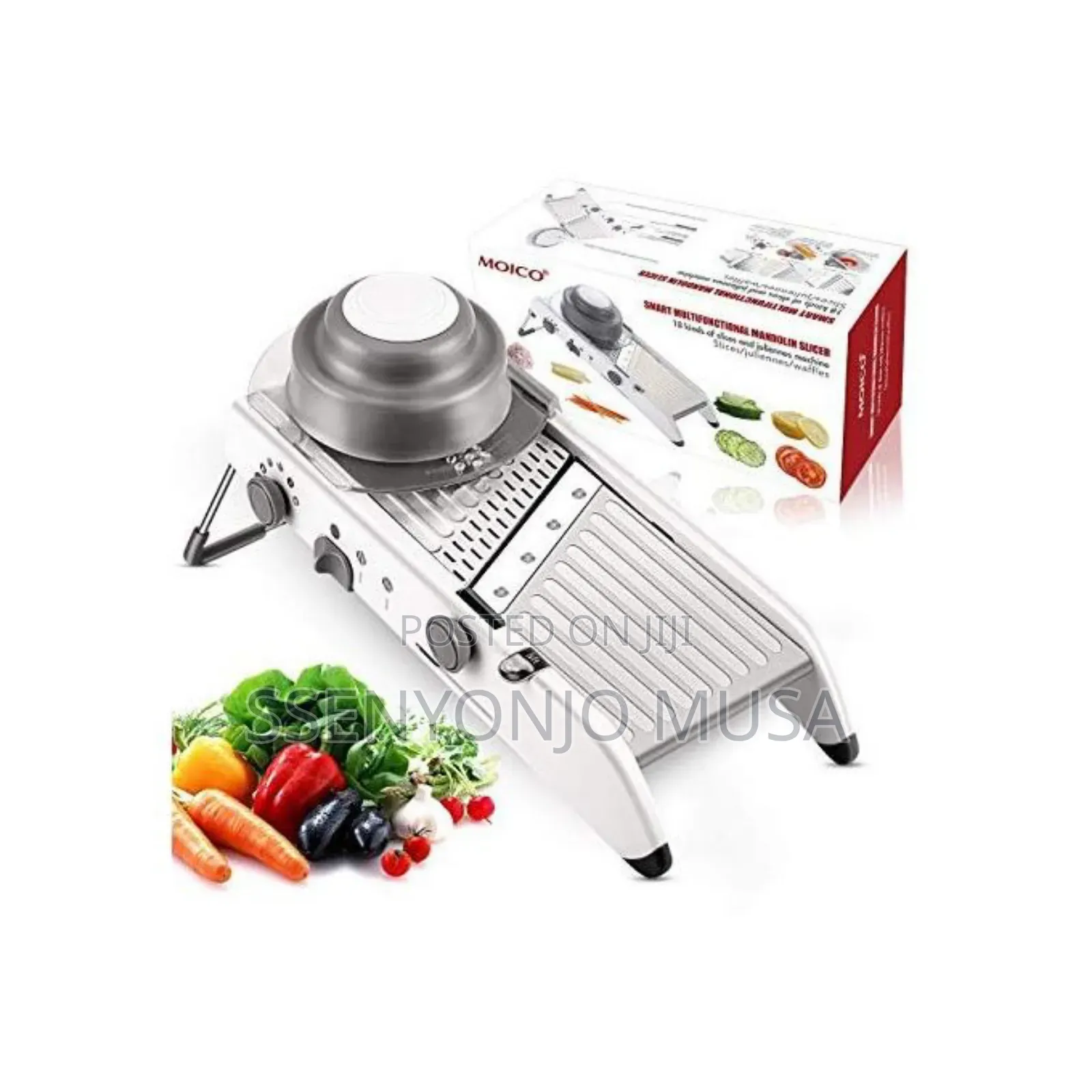 Smart Multifunctional Slicer – 18-in-1 Adjustable Vegetable Cutter