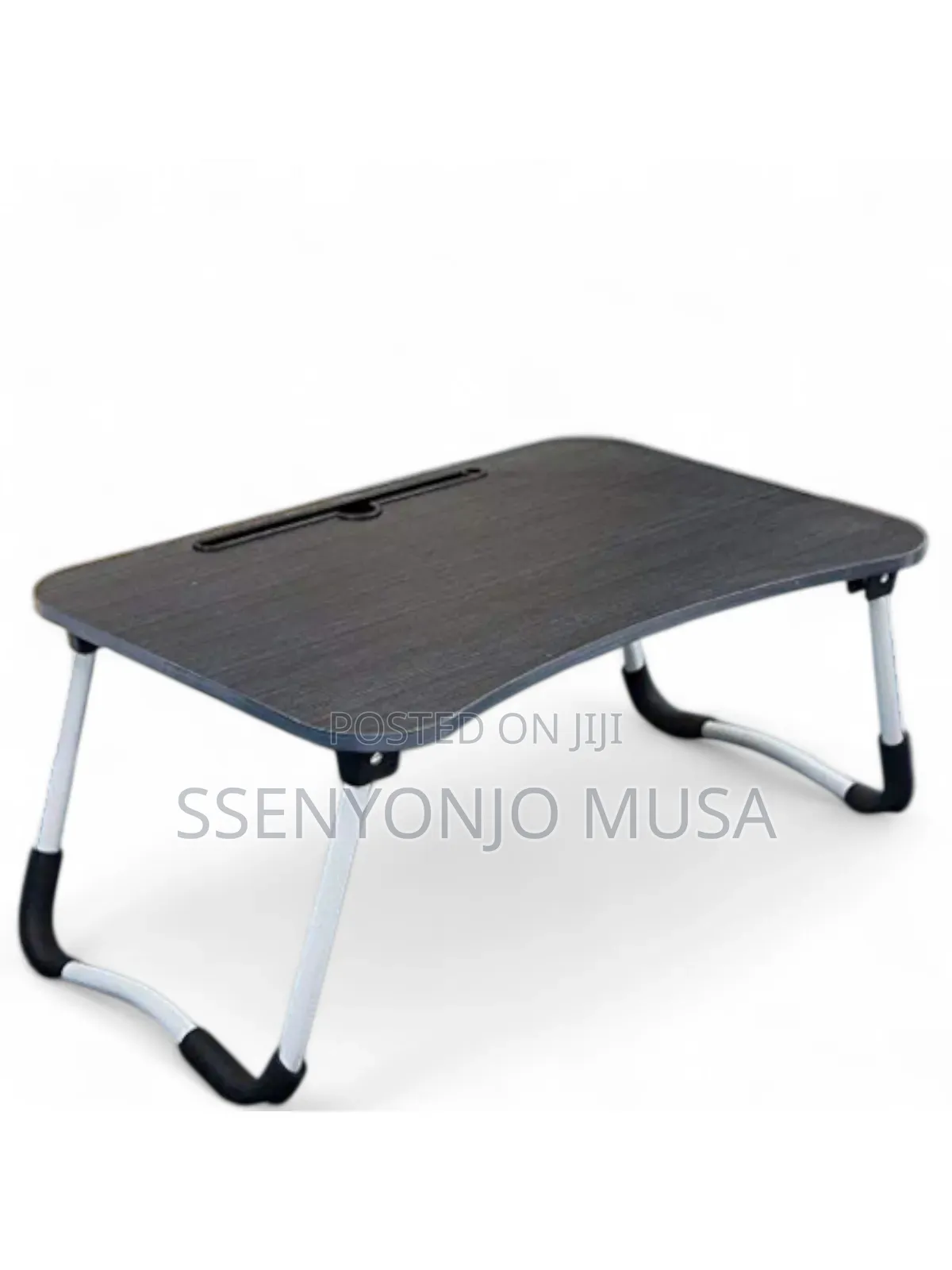 Foldable Laptop Table With Cup Holder Storage Pocket – Portable